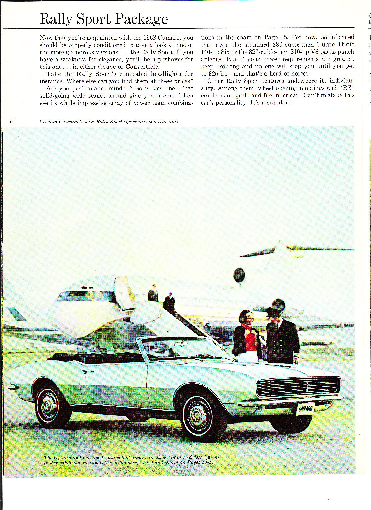 1968 Chev Camaro Brochure Page 4